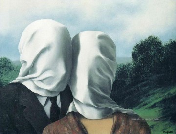René Magritte Werke - die Liebenden 1928 René Magritte